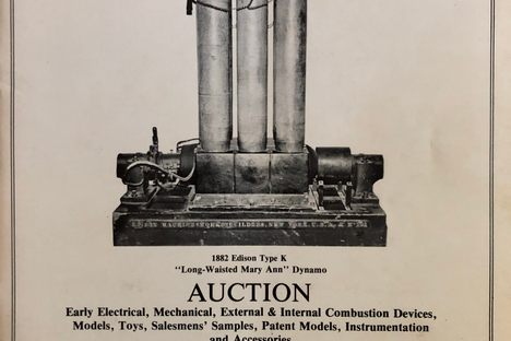The front of an auction catalog for a June, 1994 auction that I attended.