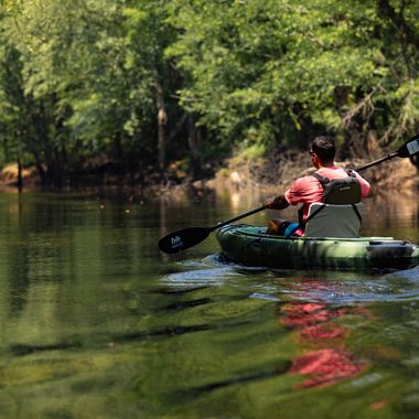 Paddling on the Lumber River.