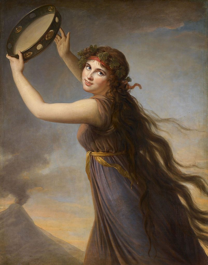 ancient greek woman painting