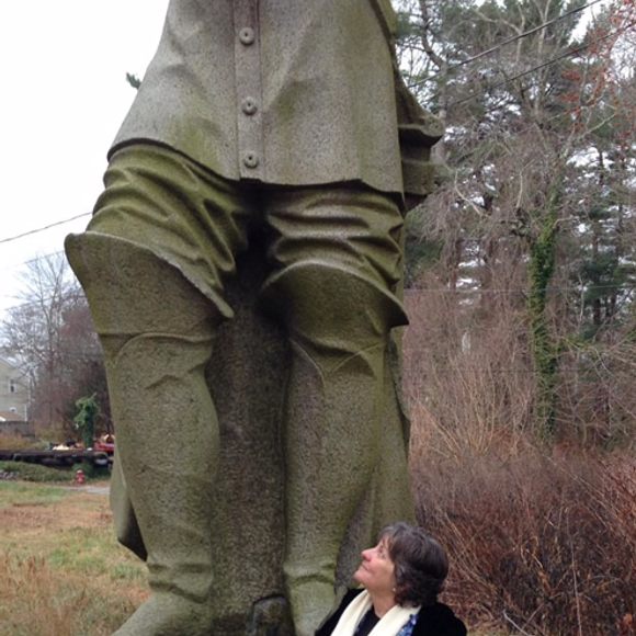 Retiree From Newton, Mass. Builds 8 1/2-Foot-Tall Statue of Sandy