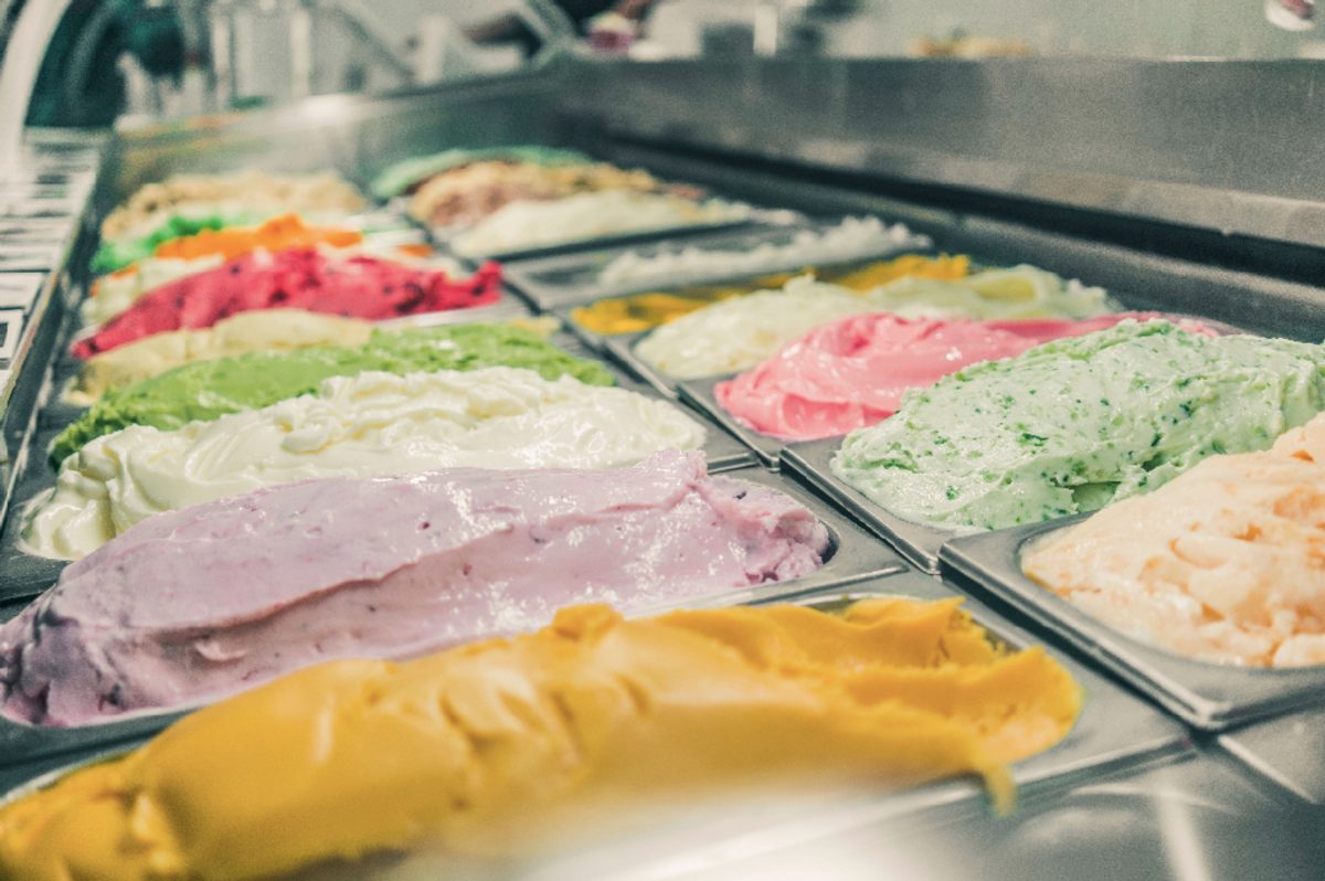 Persian-style ice cream at Saffron & Rose.