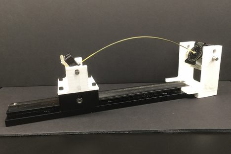 Ronald Heisser's scientific spaghetti-bender. 