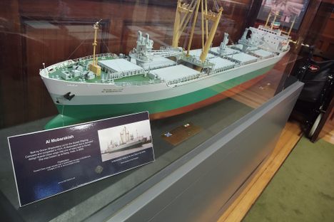 Al Mubarakiah, a Kuwaiti ship built at Fairfield.