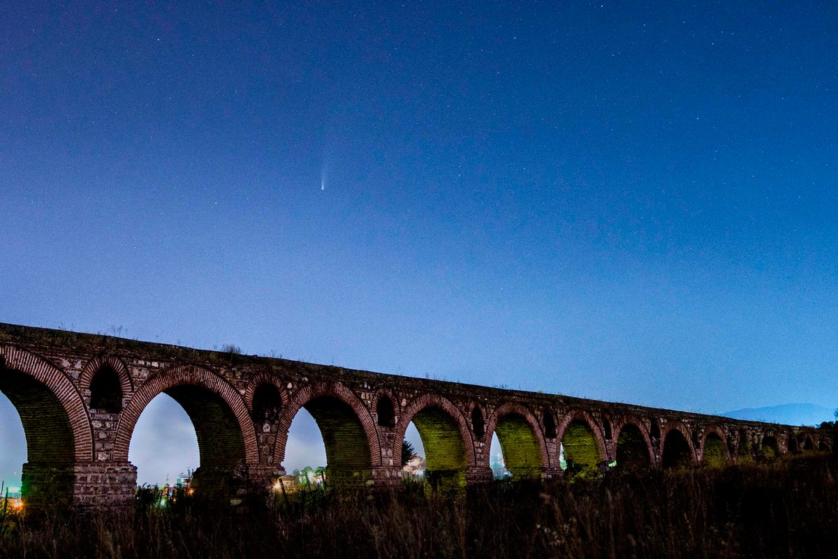 Sixth-century aqueduct, North Macedonia, July 21, 2020.