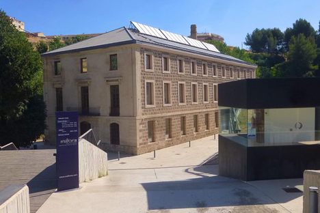 The restored mill building.