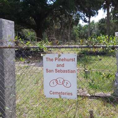 Pinehurst and San Sebastian Cemeteries.