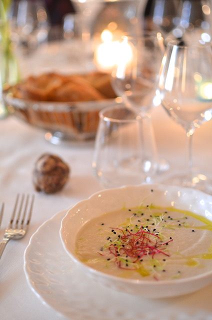 Jerusalem artichokes make for a rich velouté sauce at Le Foodist.