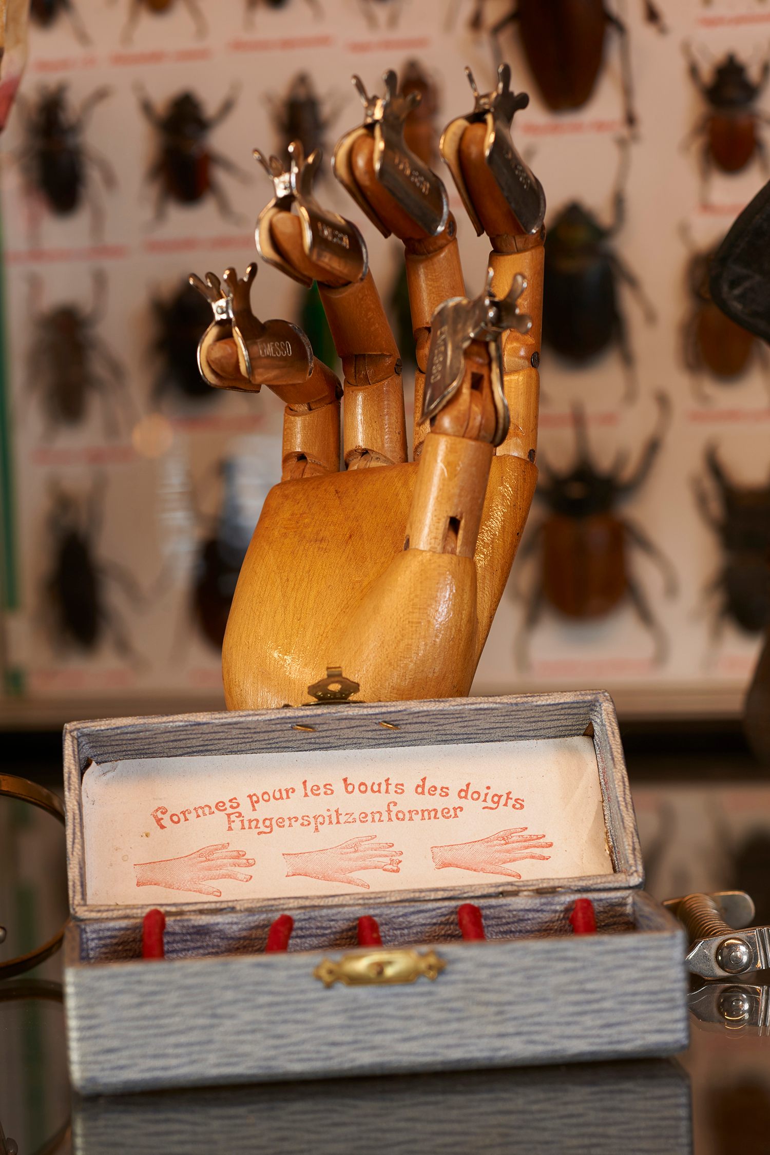 Fingertip shapers, used by women in the early 20th century, to make their fingertips more beautiful.