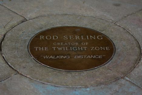 Rod Serling plaque. 