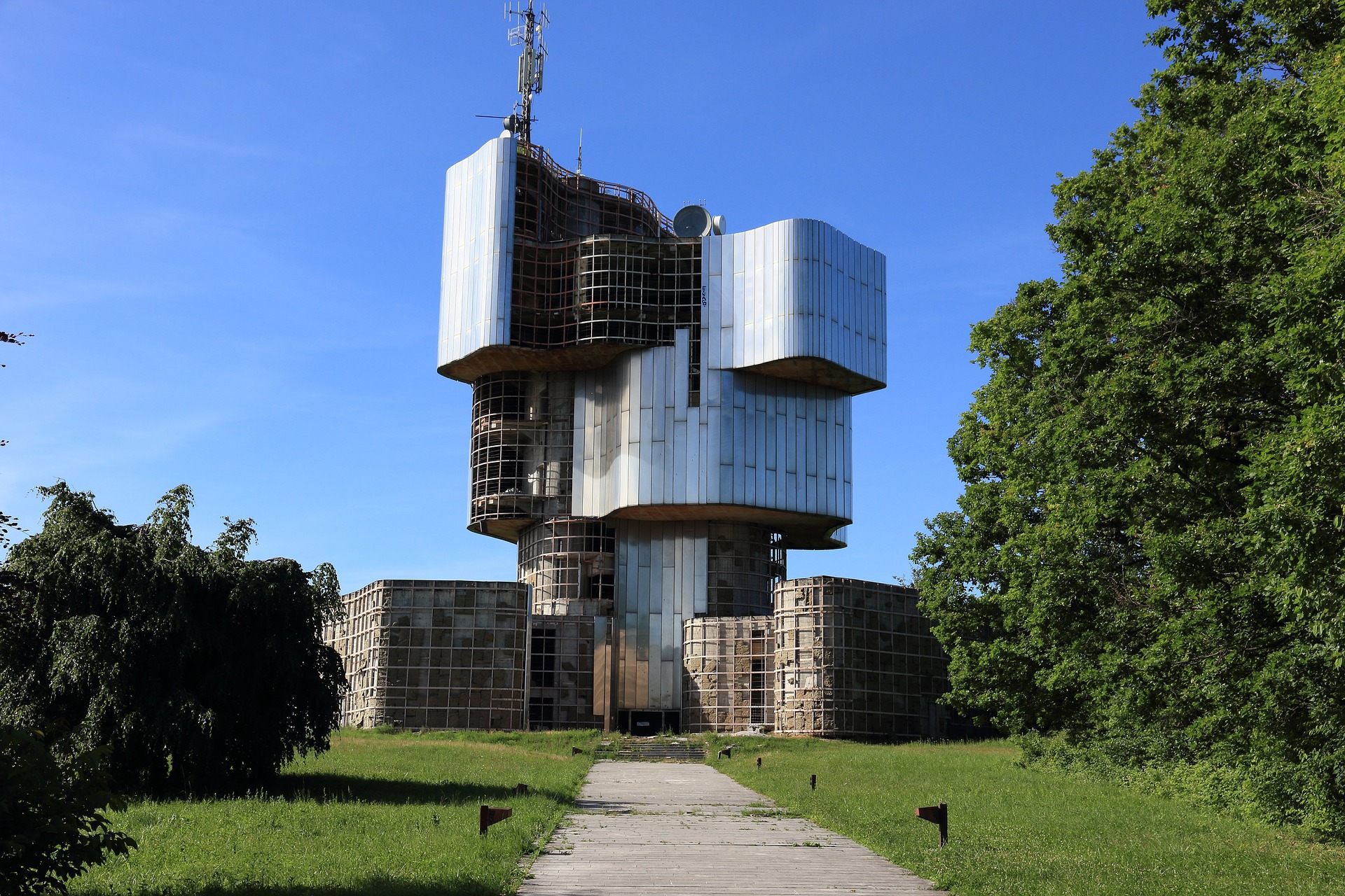 The Monument to the Uprising of the People of Kordun and Banija at Petrova Gora in Croatia.