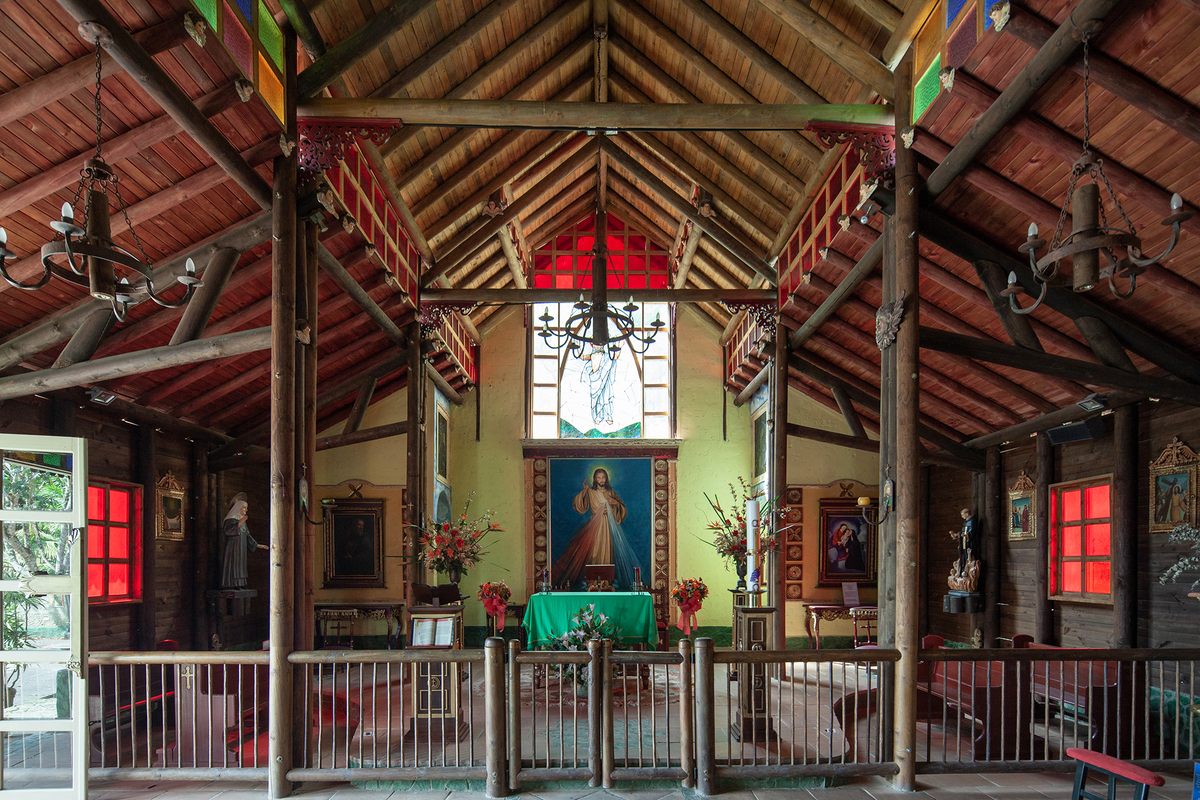 The monks' chapel at La Catedral.