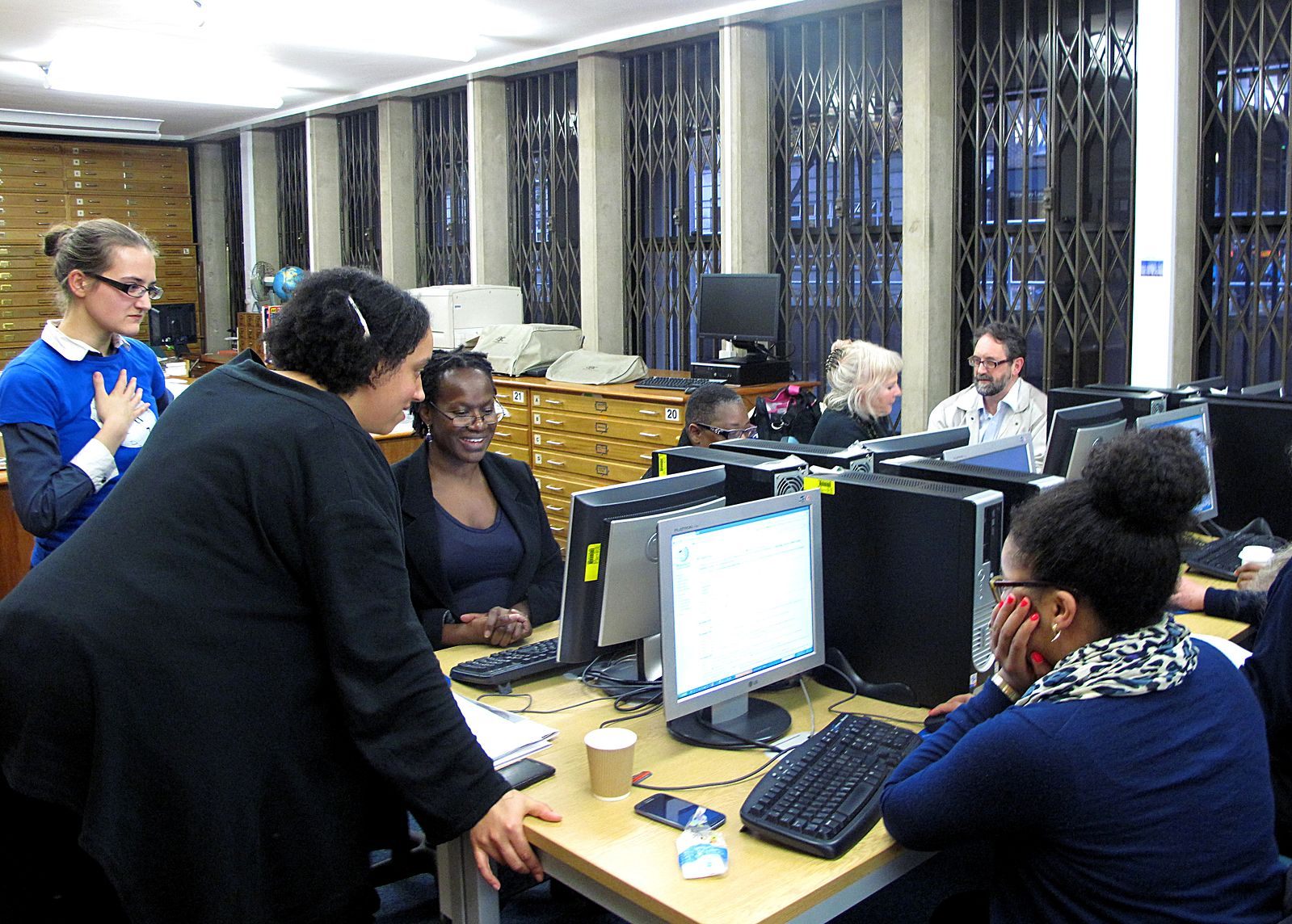 A Black History edit-a-thon in London in 2015.