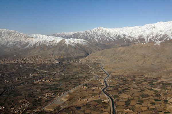 Bagram Valley, Afghanistan today.