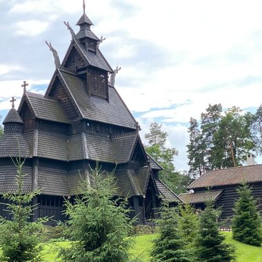 The striking exterior of the church.