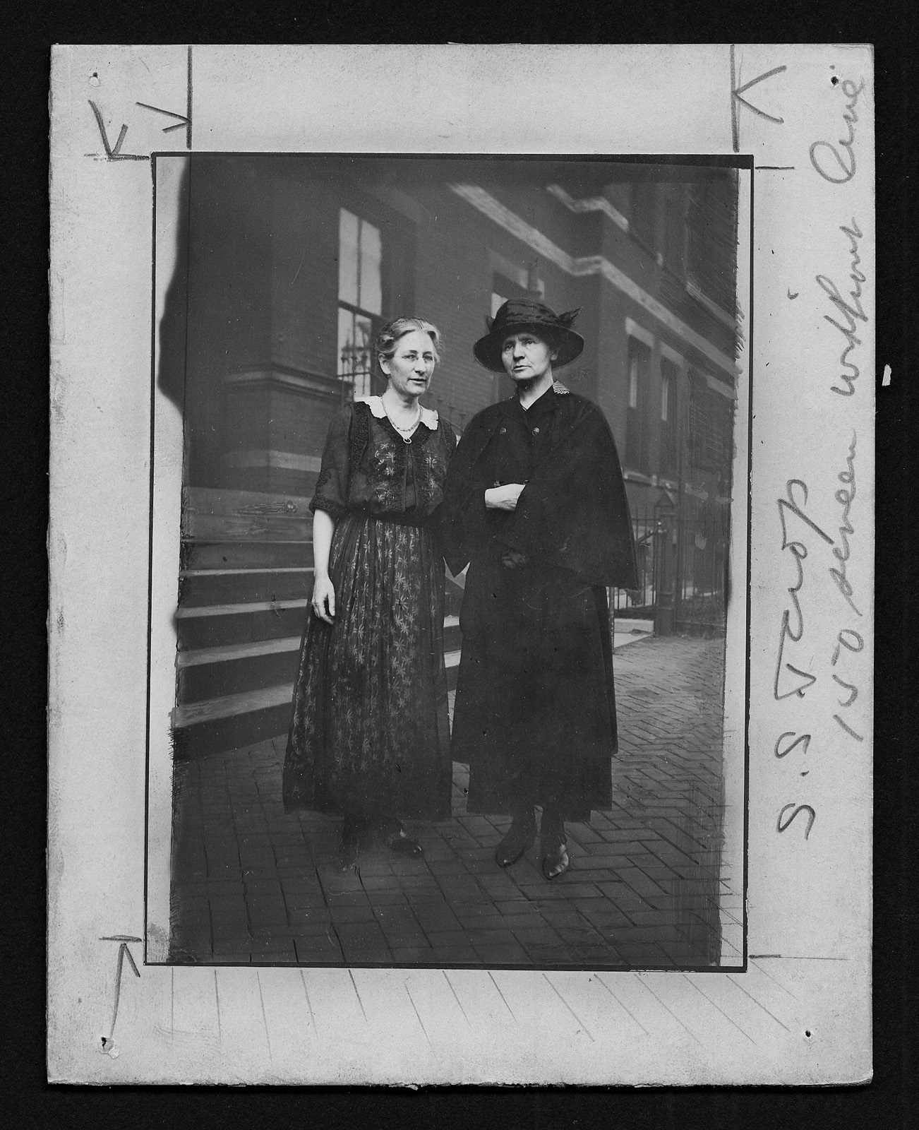 Marie Curie and WMCP Dean Martha Tracy, 1920.