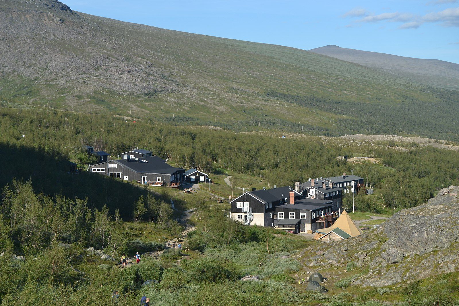 Kebnekaise Mountain Lodge helps thousands of tourists reach the summit annually.