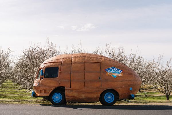 Food-shaped vehicles have been around for at least a century. 
