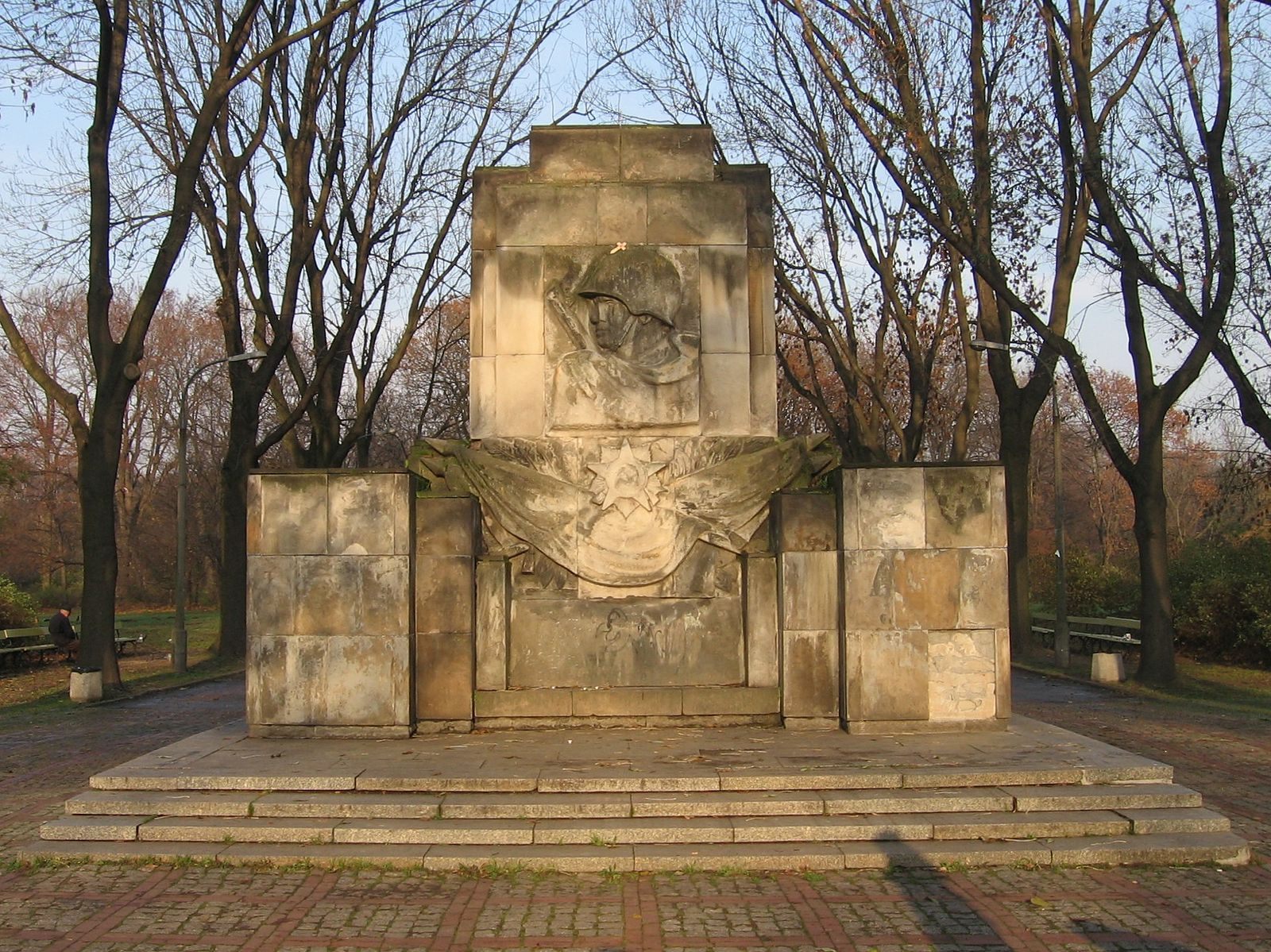 This Red Army Memorial, in Skaryszewski Park in Warsaw, was removed by Polish officials this past July.