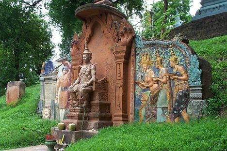 Shrine outside Wat Phnom.