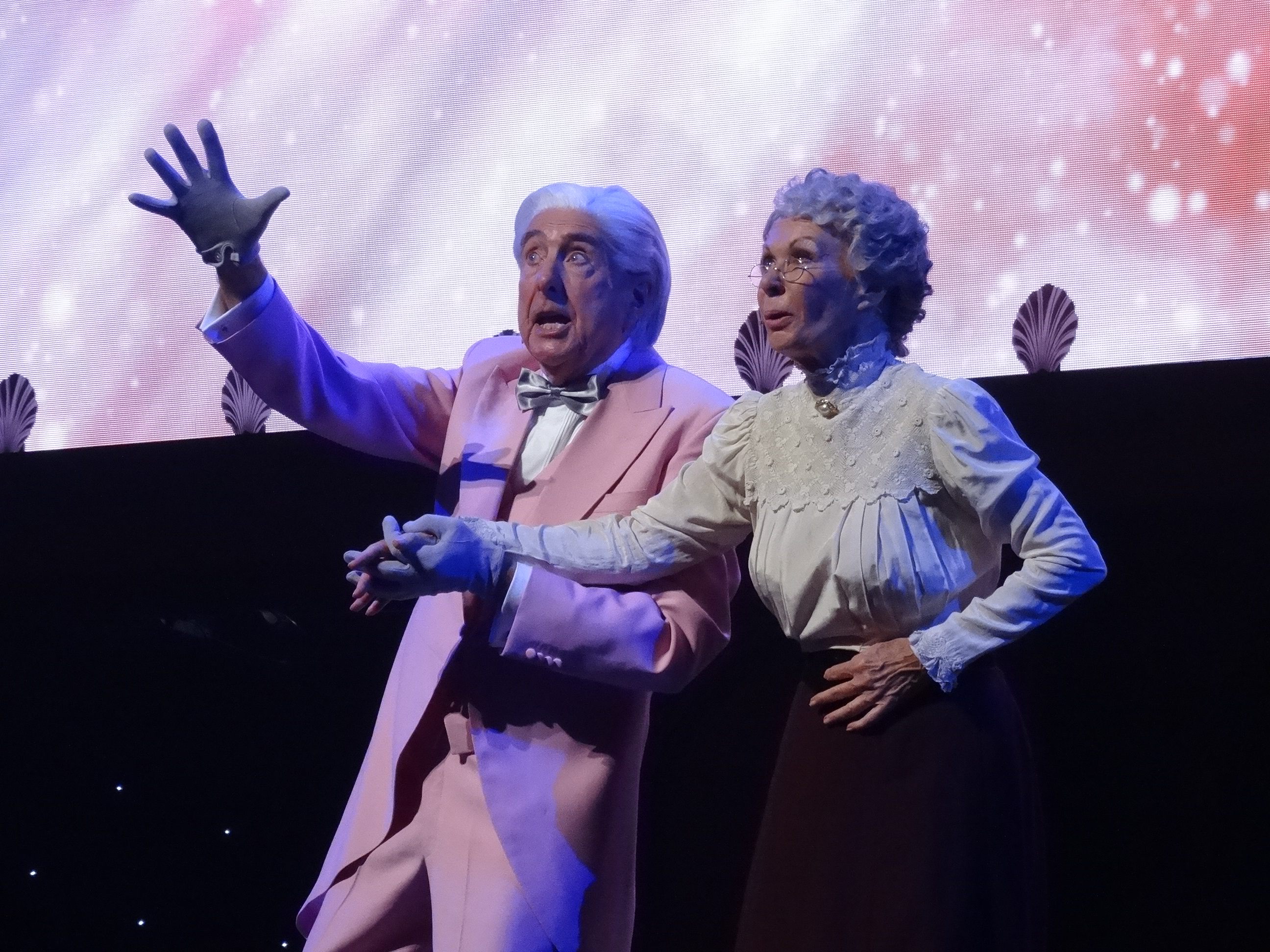 Eric Idle and Carol Cleveland performed the "Galaxy Song" during <em>Monty Python Live (Mostly)</em> in July 2014.