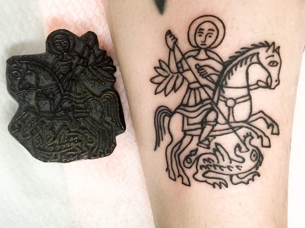  ҒłṨҤṀℵ  on Instagram Thank you Dan   blackandgrey  rockinghorse tattoo telaviv