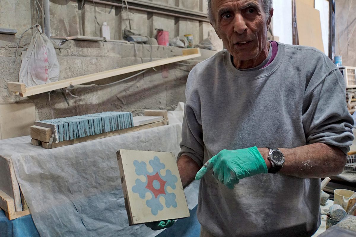 Most tile factories have closed, but Gluska's remains.