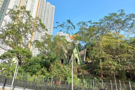 View from footpath