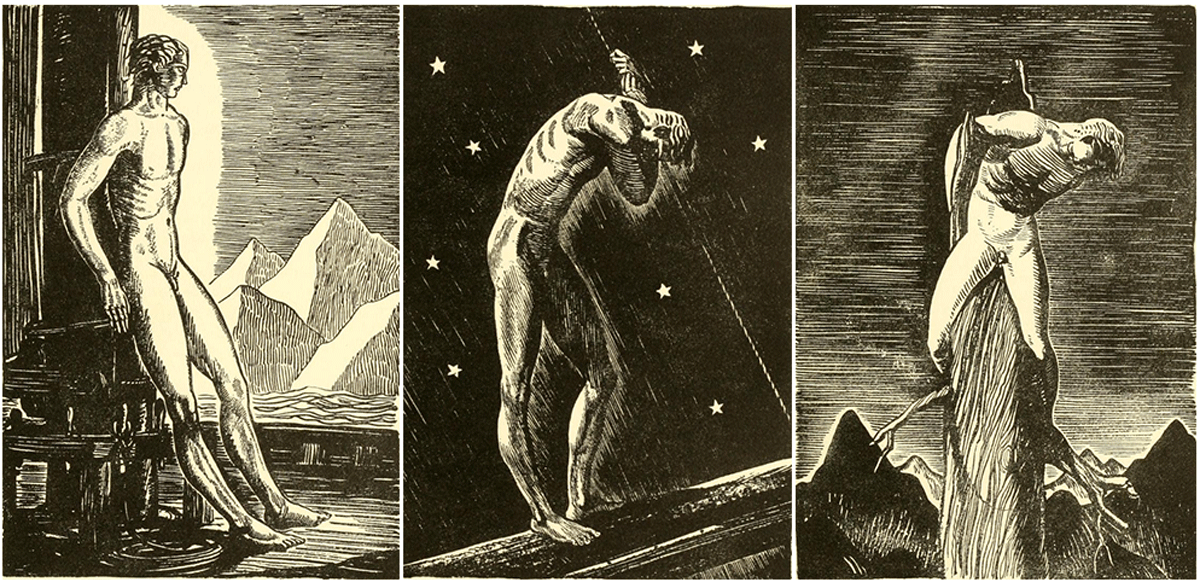 "Day," "Night," "Wilderness."