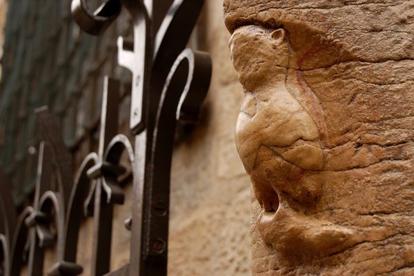 The owl figure is found on north side of of Notre Dame de Dijon