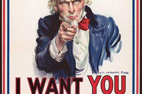 Perhaps the most iconic image of Uncle Sam.