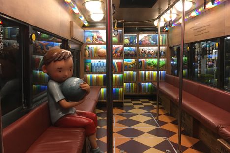 Inside the bus