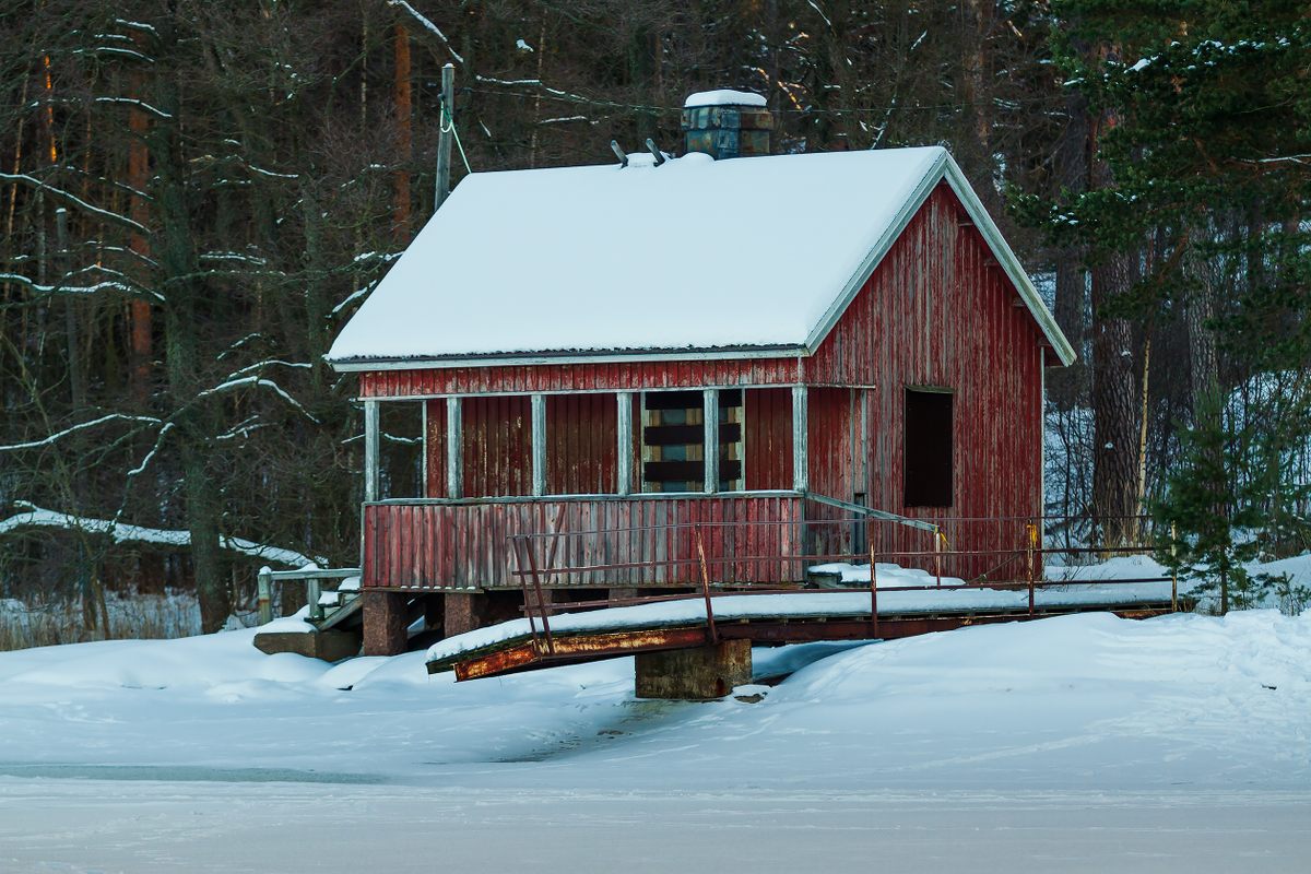 Saunas, like this one near Helsinki, are considered 'churches of nature' in Finland and are places to cleanse both the body and mind.