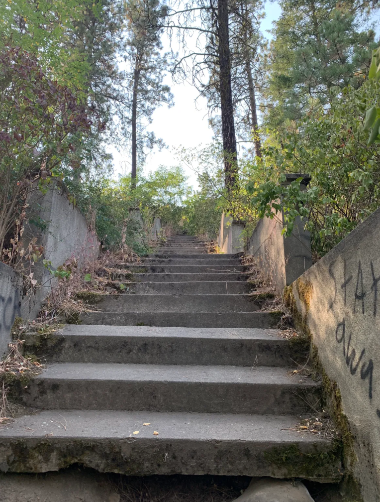 The stairs are also said to be the site of satanic rituals.