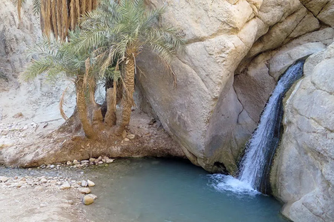The waterfall
