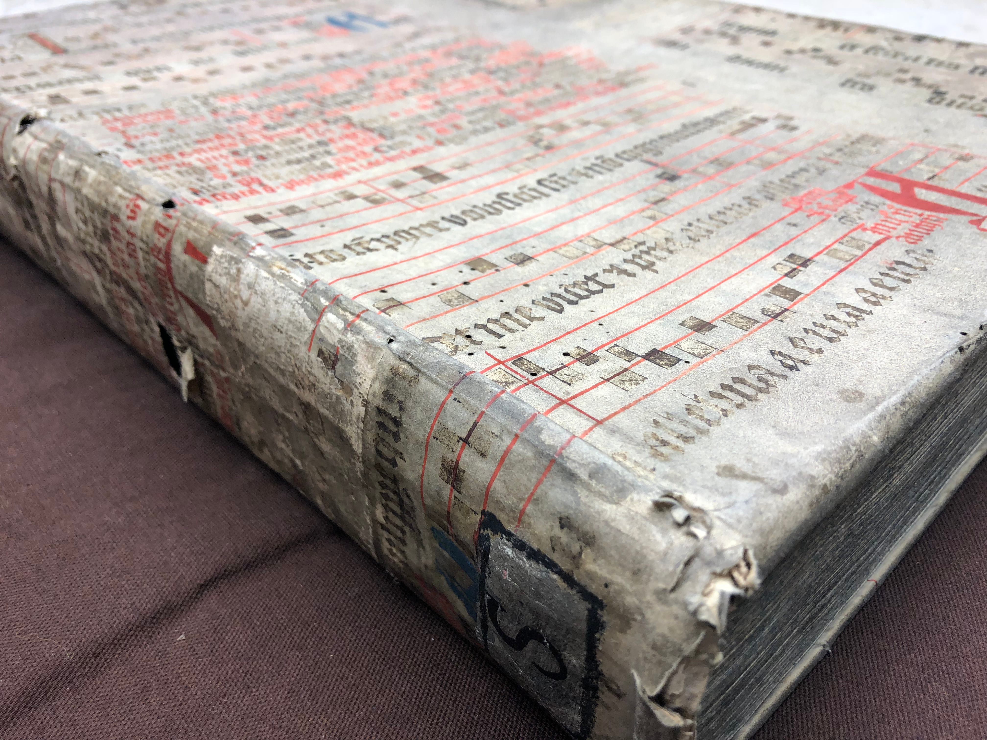 Old Torn Vintage Newspaper Two Wrapping Paper