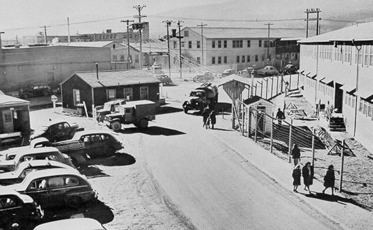 Los Alamos Tech Area, c. 1944.
