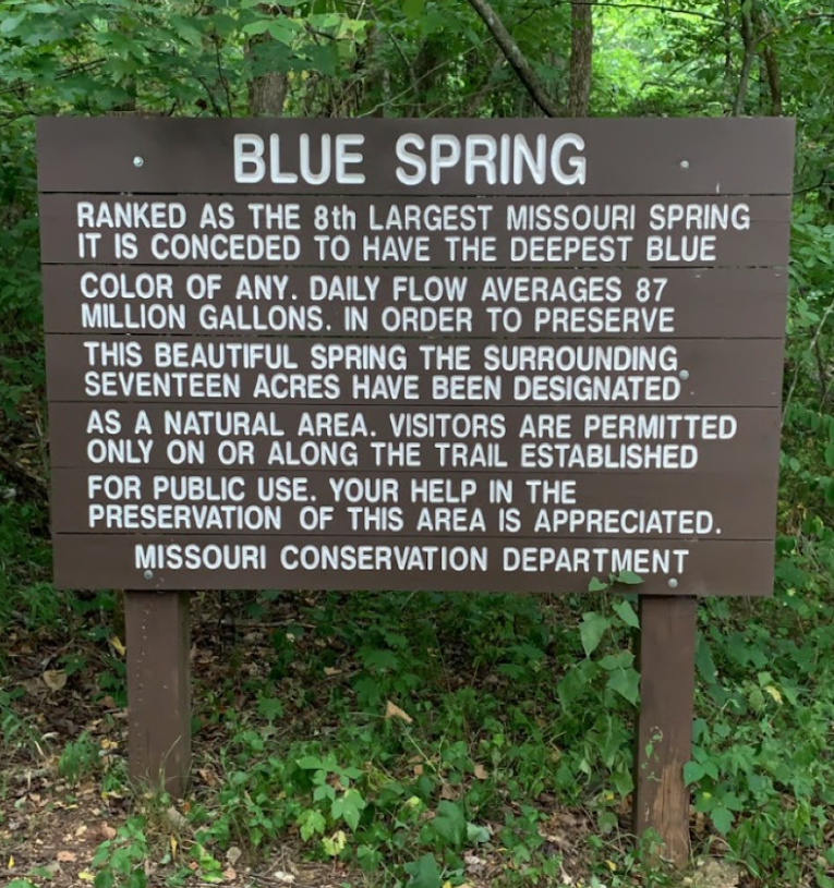 Blue Spring – Ellington, Missouri - Atlas Obscura