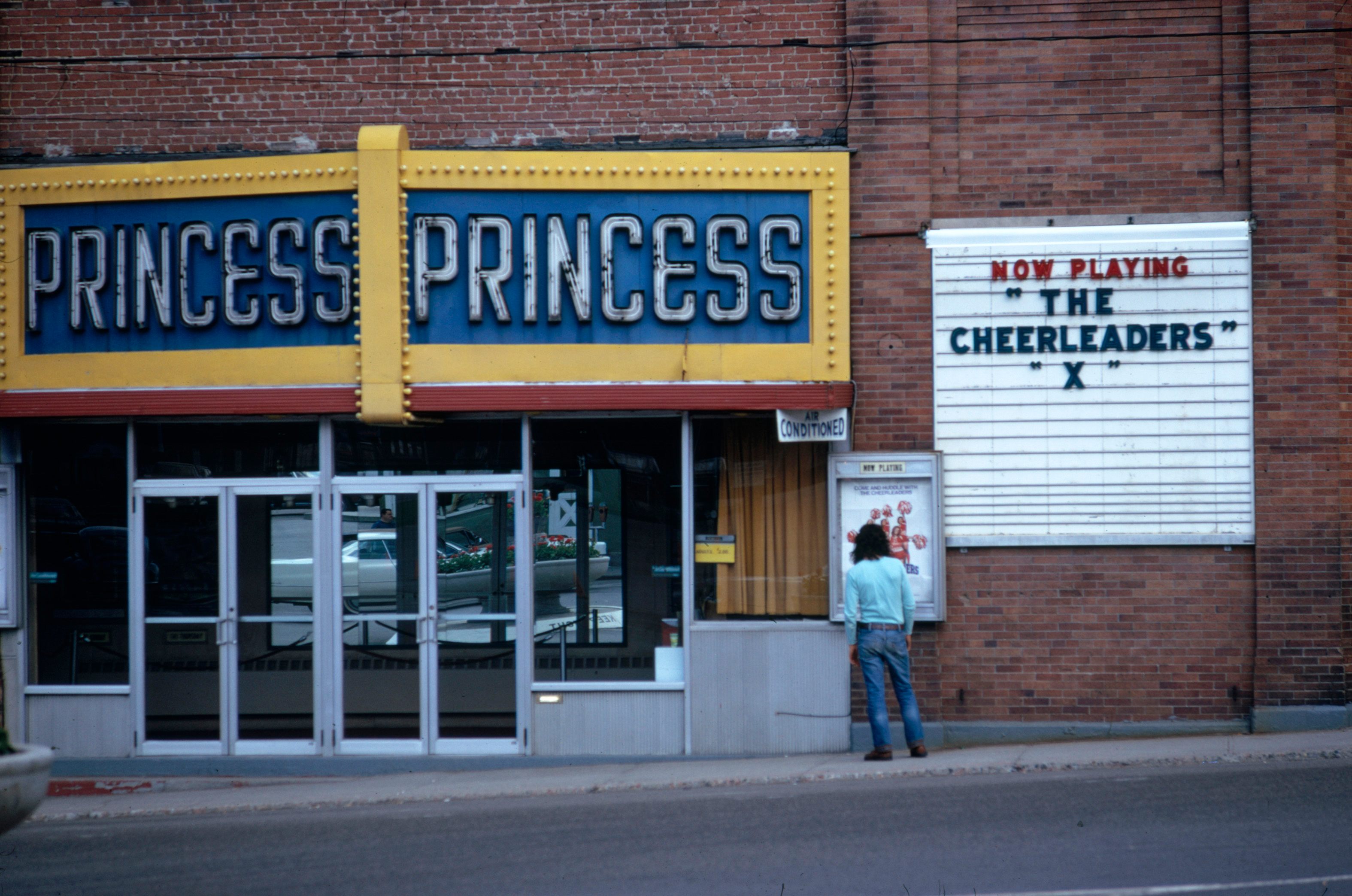 The Princess Theater, in Berlin, New Hampshire, taken by photographer Charles Steindecker in 1973.