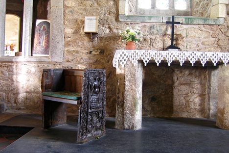 The Mermaid Chair in St. Senara's Church