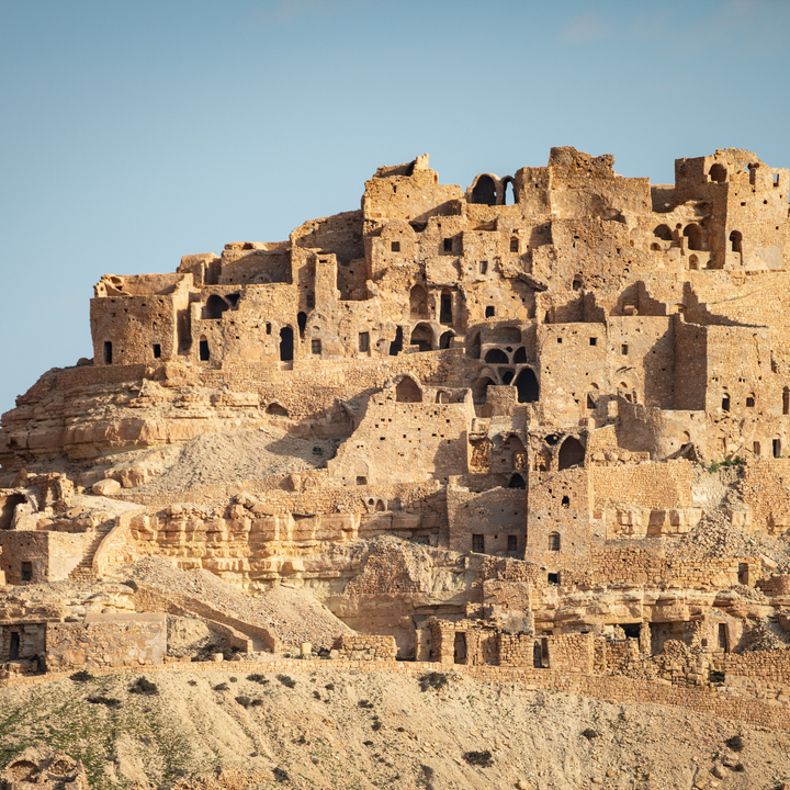 Ancient Berber cliff village of Chenini.