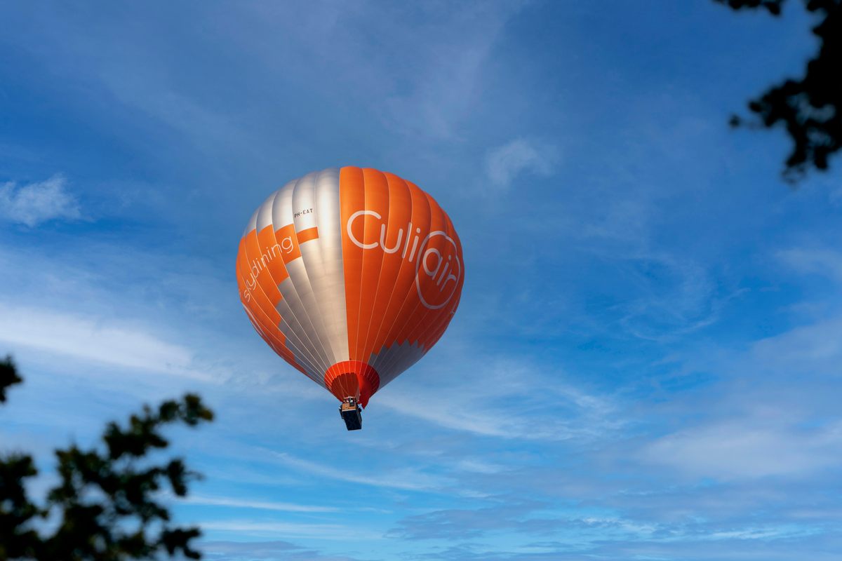 The CuliAir balloon reaches cruising altitudes of 500 to 2,500 feet.