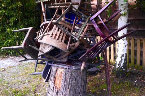 Little installations outside the studio