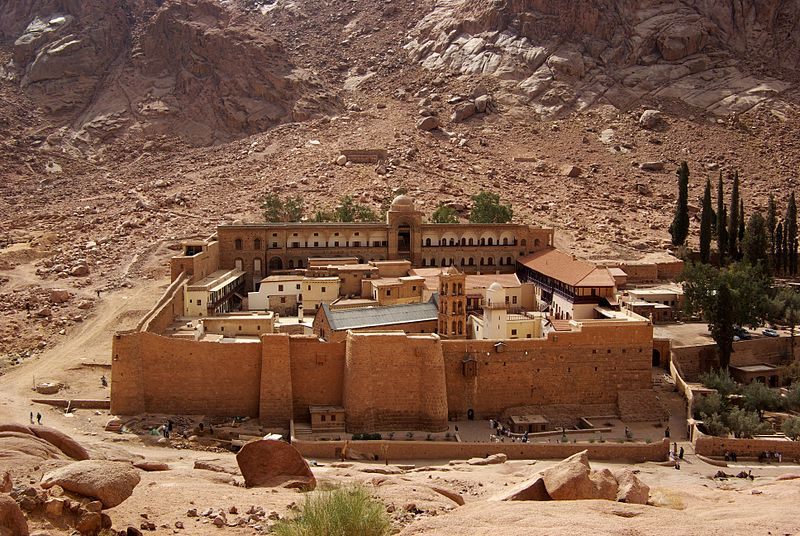The Saint Catherine's Monastery.
