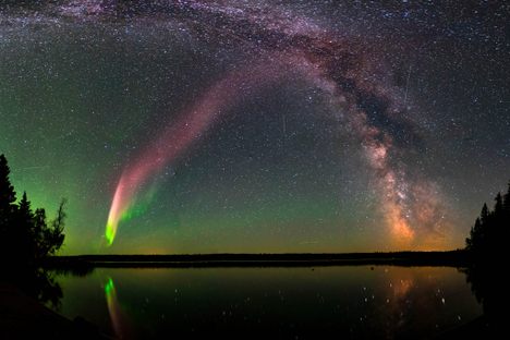 The aurora called Steve, seen here in Canada.
