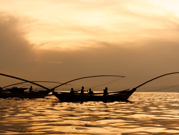 Fishing for sambaza on Lake Kivu