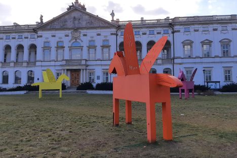 Warsaw Pegasus Sculptures 
