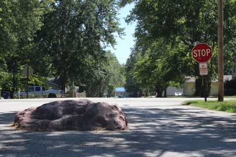 Rock in Road