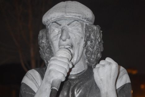 Brian Johnson Statue