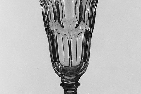 A celery vase circa 1840, currently housed in the Metropolitan Museum of Art.