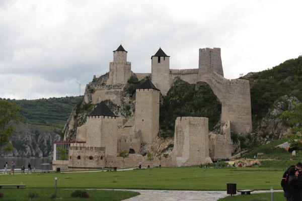 Golubac Fortress after renovation.